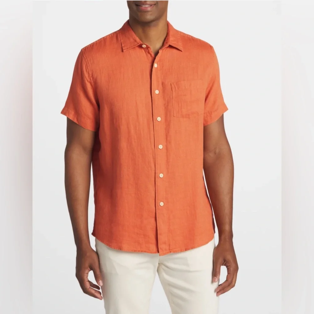 Grayers, Textured Linen Cotton Shirt, NWT - Picture 1 of 11